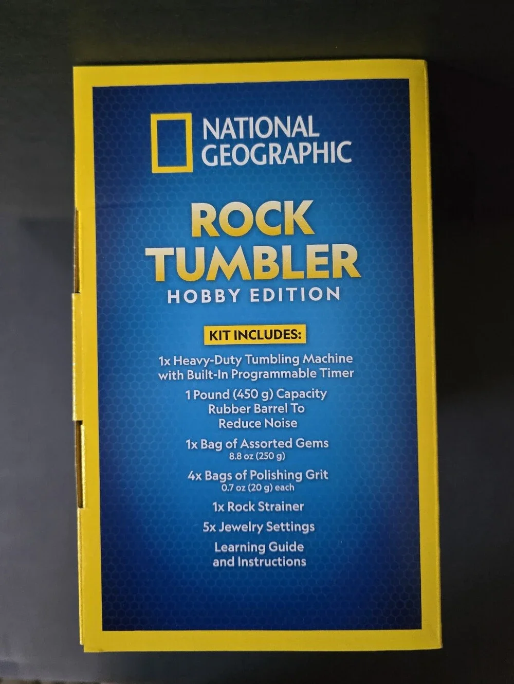NEW National Geographic Rock Tumbler - Hobby Edition